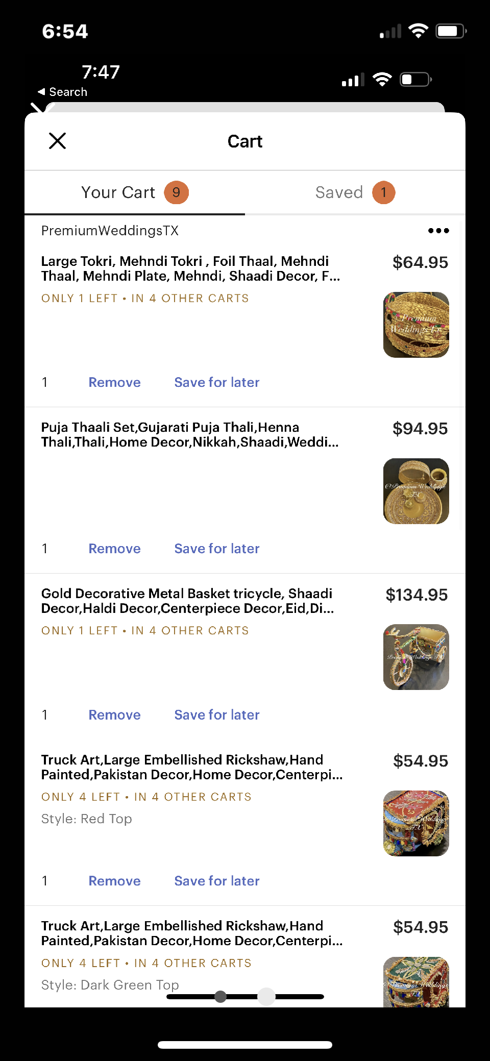 Custom Order - Prenashahani - Premium Weddings TX