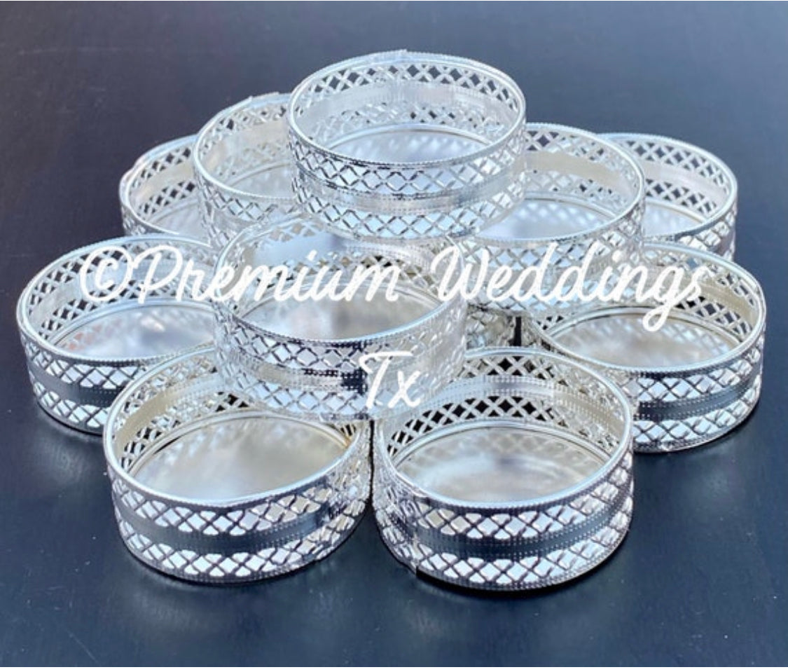 Tea Light Candle Holders - Premium Weddings TX