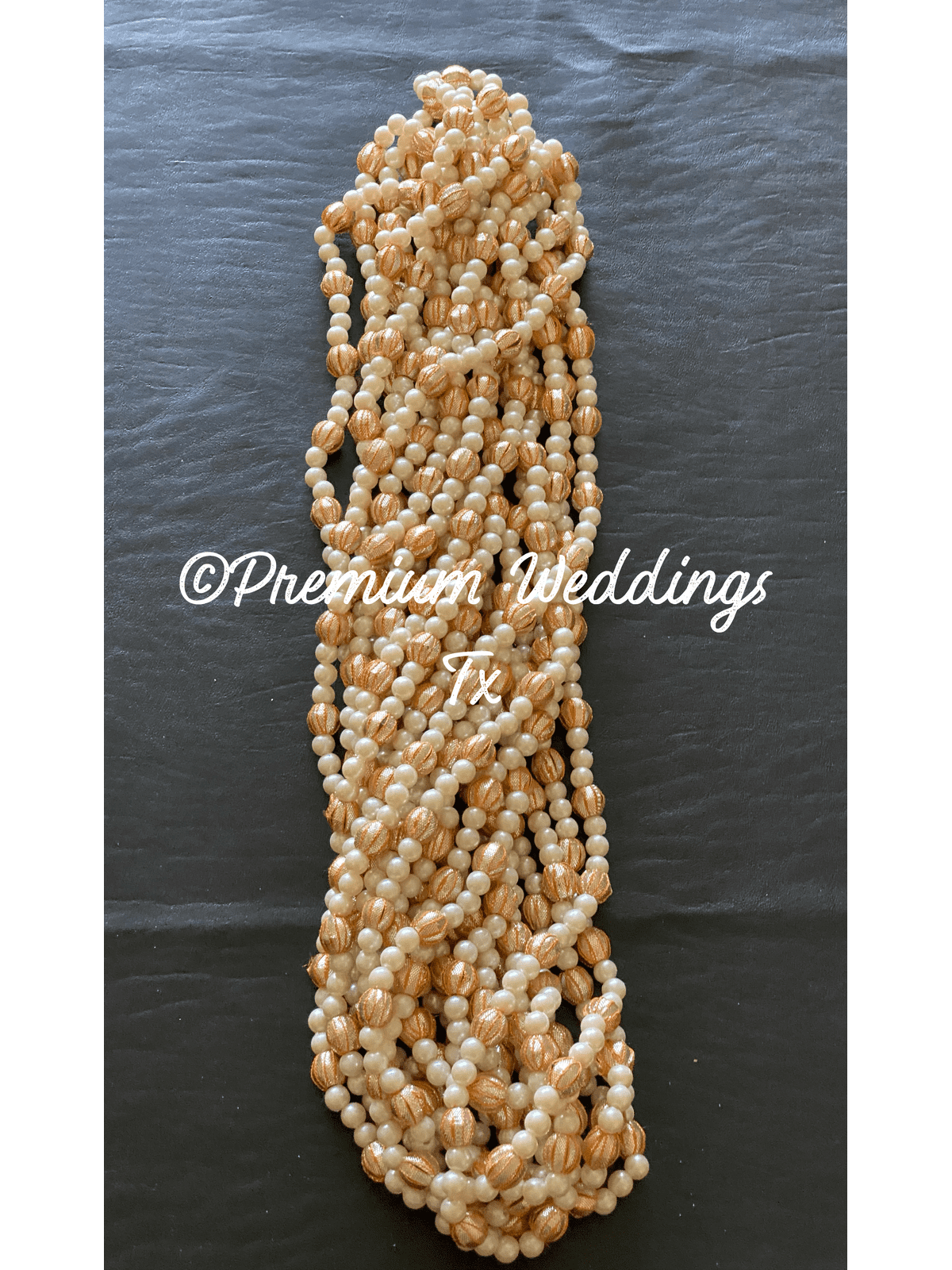 Milni Mala Haar - Gold/Pearl - Premium Weddings TX