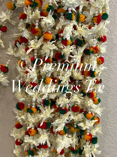 Eco-Friendly Flower Garlands, Garlands,Flower Garlands, Wall Decor, Wedding Decor, Shaadi, Shaadi Decor, Indian Wedding Decor, Pakistani Wedding Decor, Pom pom Flower Backdrop, Handmade Backdrop Decor, Diwali Decor, Eid Decor, Housewarming Decor, Navratri Decor, Baby Shower Decor, Bridal Shower Decor, Garland Decor, Lohri Decor, Janmashtami Decor, Rakhi Decor
