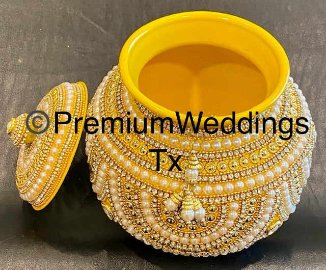 Medium Kalaash / Matki - Assorted Color & Design - Premium Weddings TX