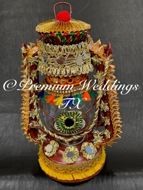 LED Decorative Lantern - Handmade - 1Ct - Premium Weddings TX