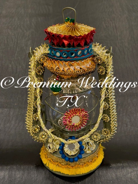 LED Decorative Lantern - Handmade - 1Ct - Premium Weddings TX