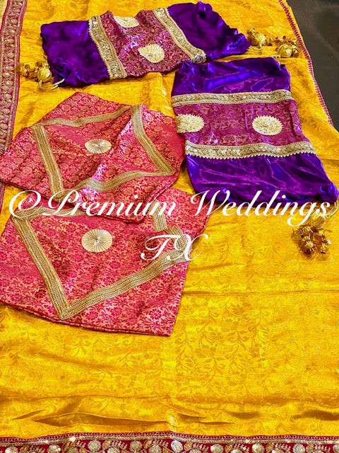 Mayoon Spreader - Yellow | Pink | Purple - Premium Weddings TX