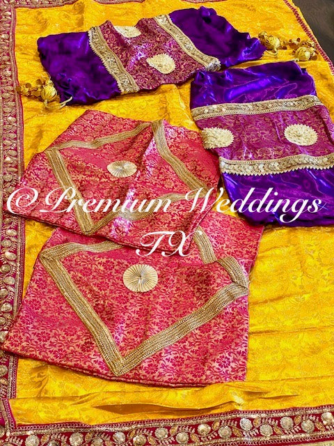 Mayoon Spreader - Yellow | Pink | Purple - Premium Weddings TX