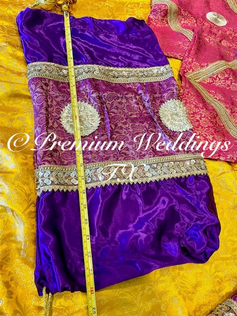Mayoon Spreader - Yellow | Pink | Purple - Premium Weddings TX