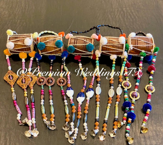 Dhol Wall Hanging Decor - Mini - Premium Weddings TX