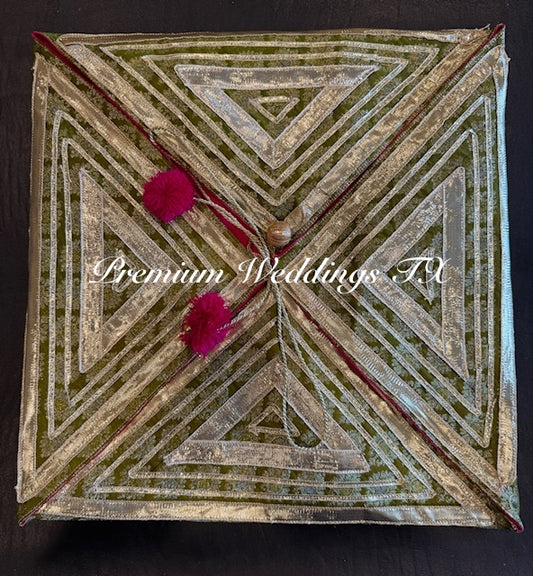 Green Saree Envelope - 1 PC