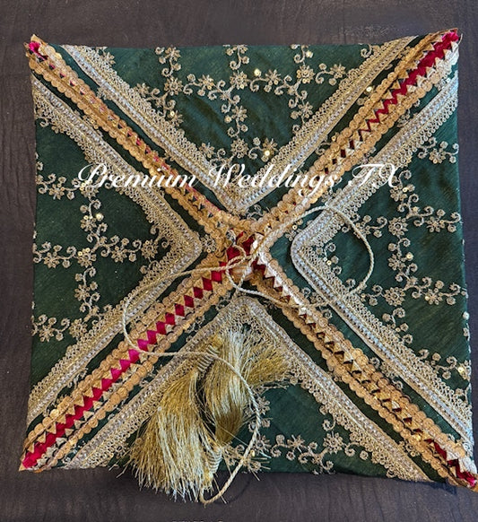 Dark Green Saree Envelope - 1 PC