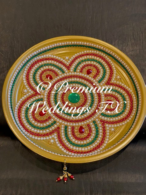 Gold Thali Plate