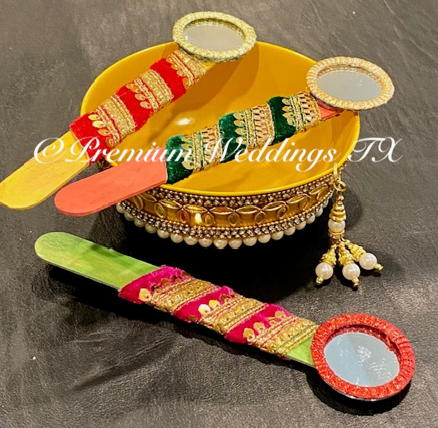 Haldi Applicator Sticks Set - Premium Weddings TX