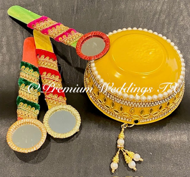 Haldi Applicator Sticks Set - Premium Weddings TX