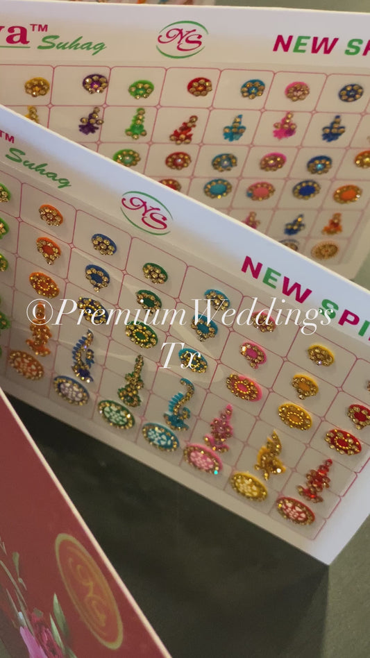 Designer Bindi Book - Assorted Colors & Designs