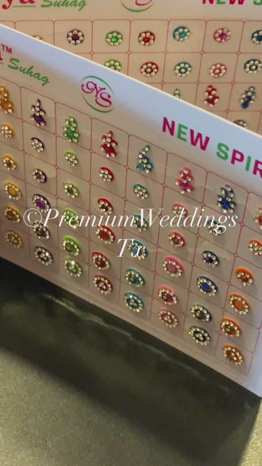 Designer Bindi Book - Assorted Colors & Designs