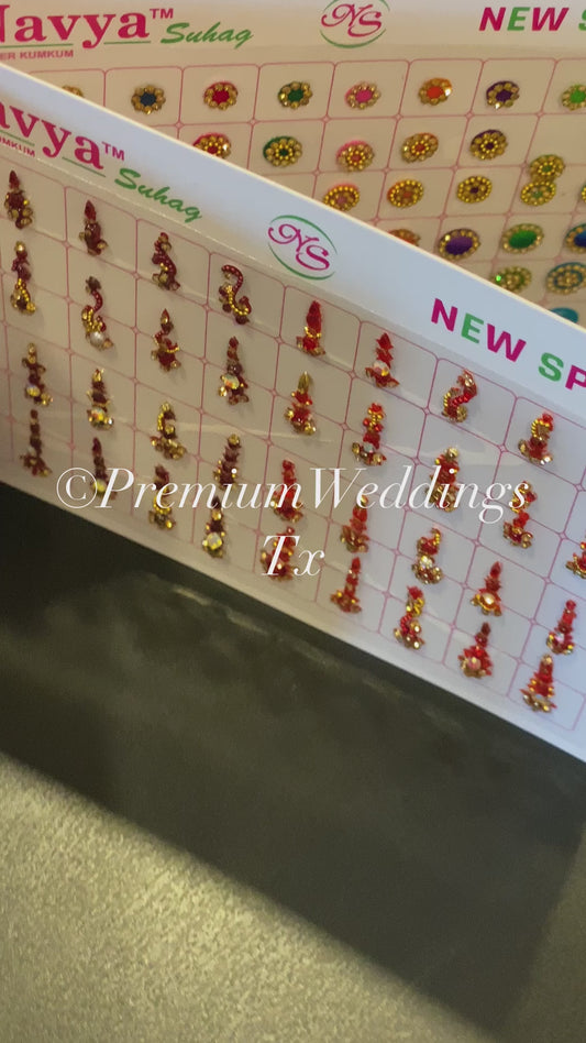 Designer Bindi Book - Assorted Colors & Designs
