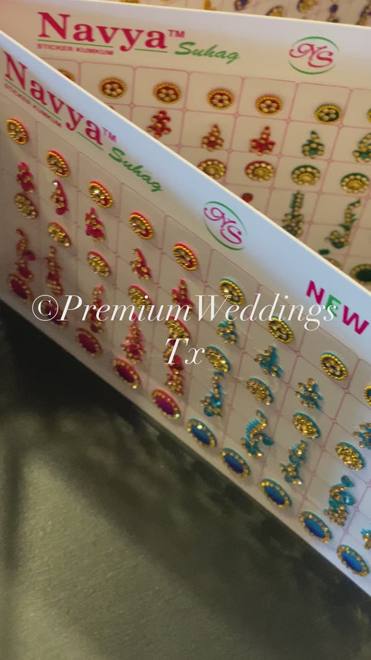 Designer Bindi Book - Assorted Colors & Designs