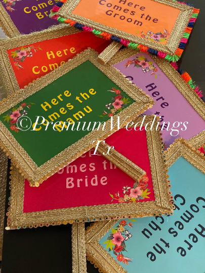 Shaadi Banners - Assorted - Premium Weddings TX