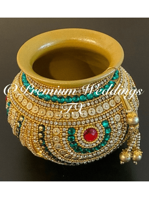 Small Kalash Matki - 1Ct - Gold