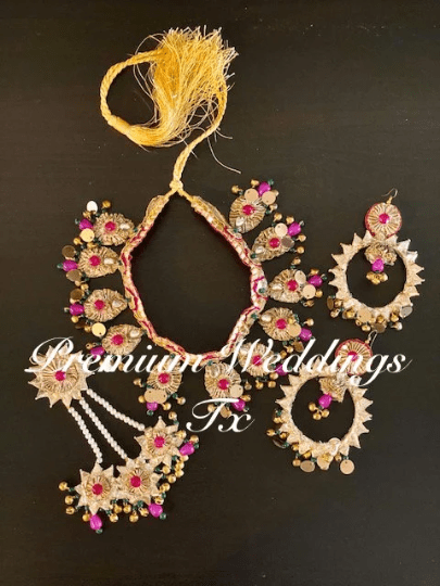 Gotta Choker Necklace Jewelry Set - Premium Weddings TX