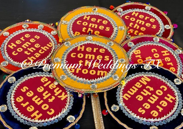 Bride Groom Family Banners - 1Ct