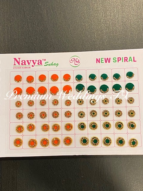 Designer Bindi Book - Assorted Colors & Designs - Premium Weddings TX