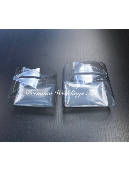 Purse Clear Favor Box With Handles - Small - Premium Weddings TX