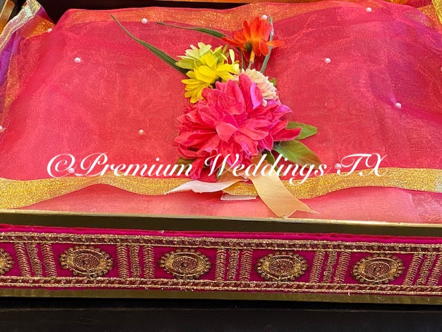 Thaals Bari Trays / Gift Packaging - Premium Weddings TX