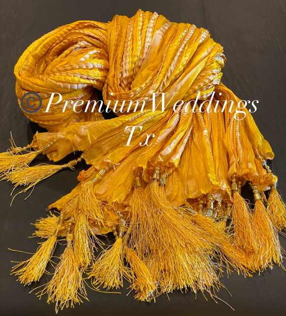Yellow Dupatta - Premium Weddings TX