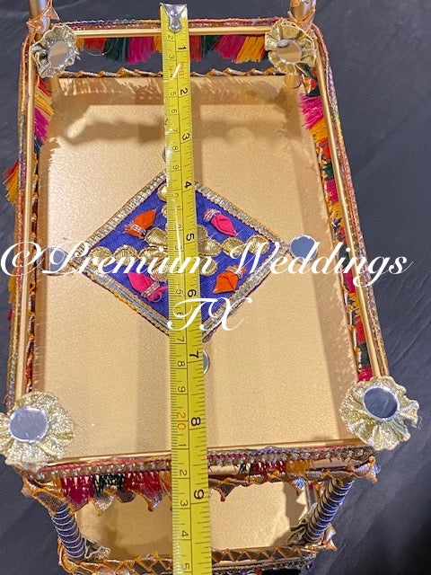 Heavy Duty Decorated Rolling Cart - 1Ct - Premium Weddings TX