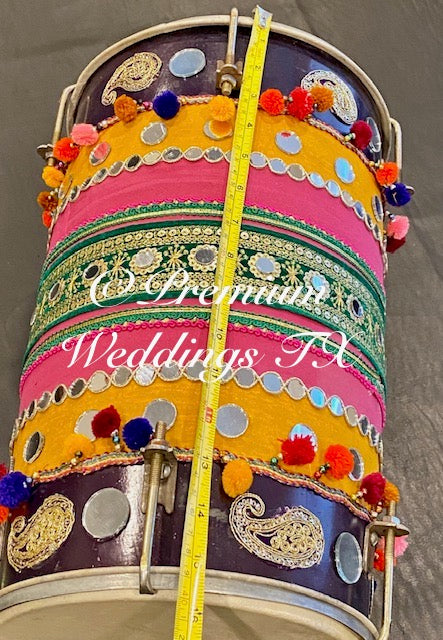 Big Dhol - Handmade - Premium Weddings TX