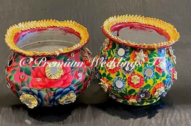 Truck Art Matka - Handmade - Premium Weddings TX