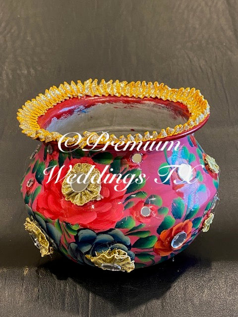 Truck Art Matka - Handmade - Premium Weddings TX