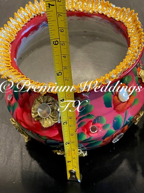 Truck Art Matka - Handmade - Premium Weddings TX