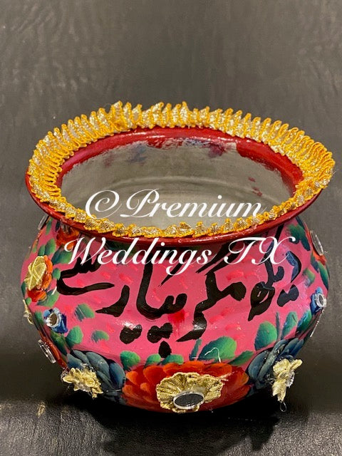 Truck Art Matka - Handmade - Premium Weddings TX