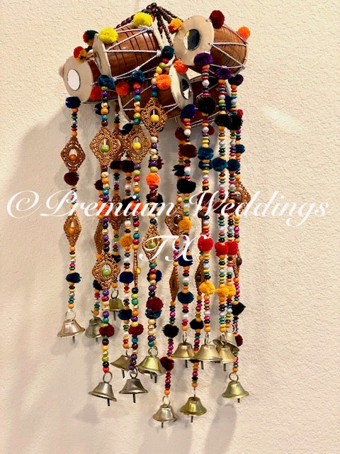 Dhol Wall Hanging Decor - Small - Premium Weddings TX