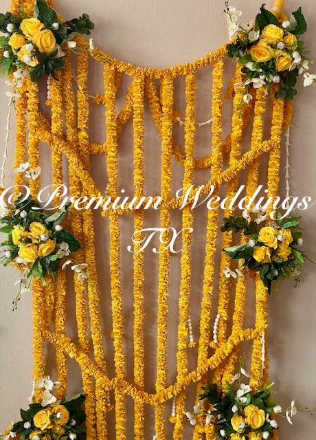 Phoolo Ki Chadar - Yellow - Premium Weddings TX