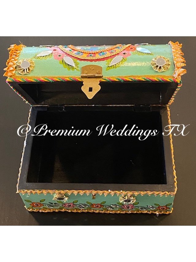 Mint Green Handmade Jewelry Box