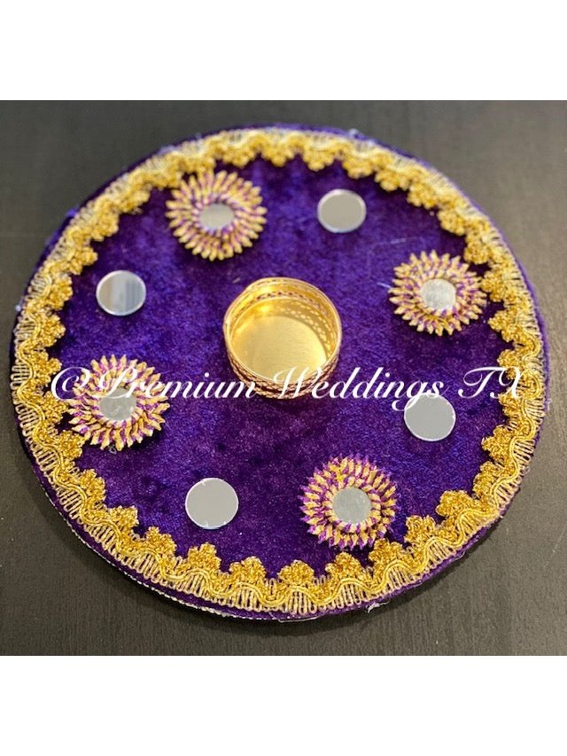 Mehndi Plates - Set of 3 - Premium Weddings TX
