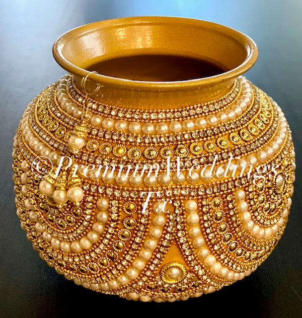 Medium Kalaash / Matki - Assorted Color & Design - Premium Weddings TX