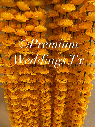 Eco-Friendly Flower Garlands, Garlands,Flower Garlands, Wall Decor, Wedding Decor, Shaadi, Shaadi Decor, Indian Wedding Decor, Pakistani Wedding Decor, Marigold Flower Backdrop, Handmade Backdrop Decor, Diwali Decor, Eid Decor, Housewarming Decor, Navratri Decor, Baby Shower Decor, Bridal Shower Decor, Garland Decor, Lohri Decor, Janmashtami Decor, Rakhi Decor