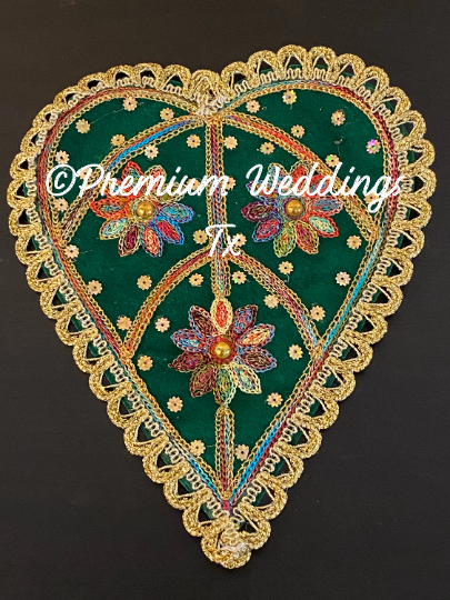 Embroidered Paan Ka Patta - Premium Weddings TX