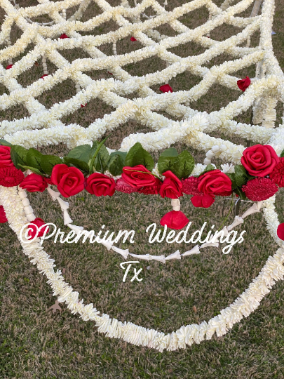 Phoolo Ki Chadar White Flowers - Premium Weddings TX