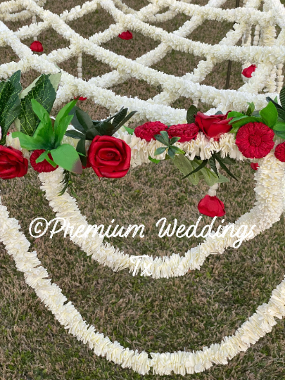 Phoolo Ki Chadar White Flowers - Premium Weddings TX
