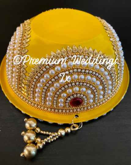 Handmade Yellow Decorative Bowls, Yellow bowls, Yellow decorative bowls, Shaadi Decor, shaadi, puja accessories, pithi, mehndi decor, Mehndi Bowls, Haldi Bowls, Haldi Accessories, Haldi, Dholki Decor, Decorative Bowls