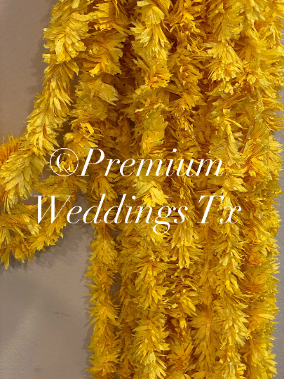 Eco-Friendly Flower Garlands, Garlands,Flower Garlands, Wall Decor, Wedding Decor, Shaadi, Shaadi Decor, Indian Wedding Decor, Pakistani Wedding Decor, Yellow Flower Backdrop, Handmade Backdrop Decor, Diwali Decor, Eid Decor, Housewarming Decor, Navratri Decor, Baby Shower Decor, Bridal Shower Decor, Garland Decor