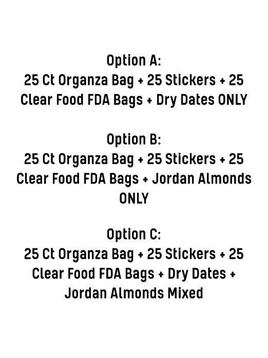 Bidh Favors Packs - Premium Weddings TX