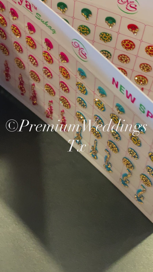Designer Bindi Book - Assorted Colors & Designs