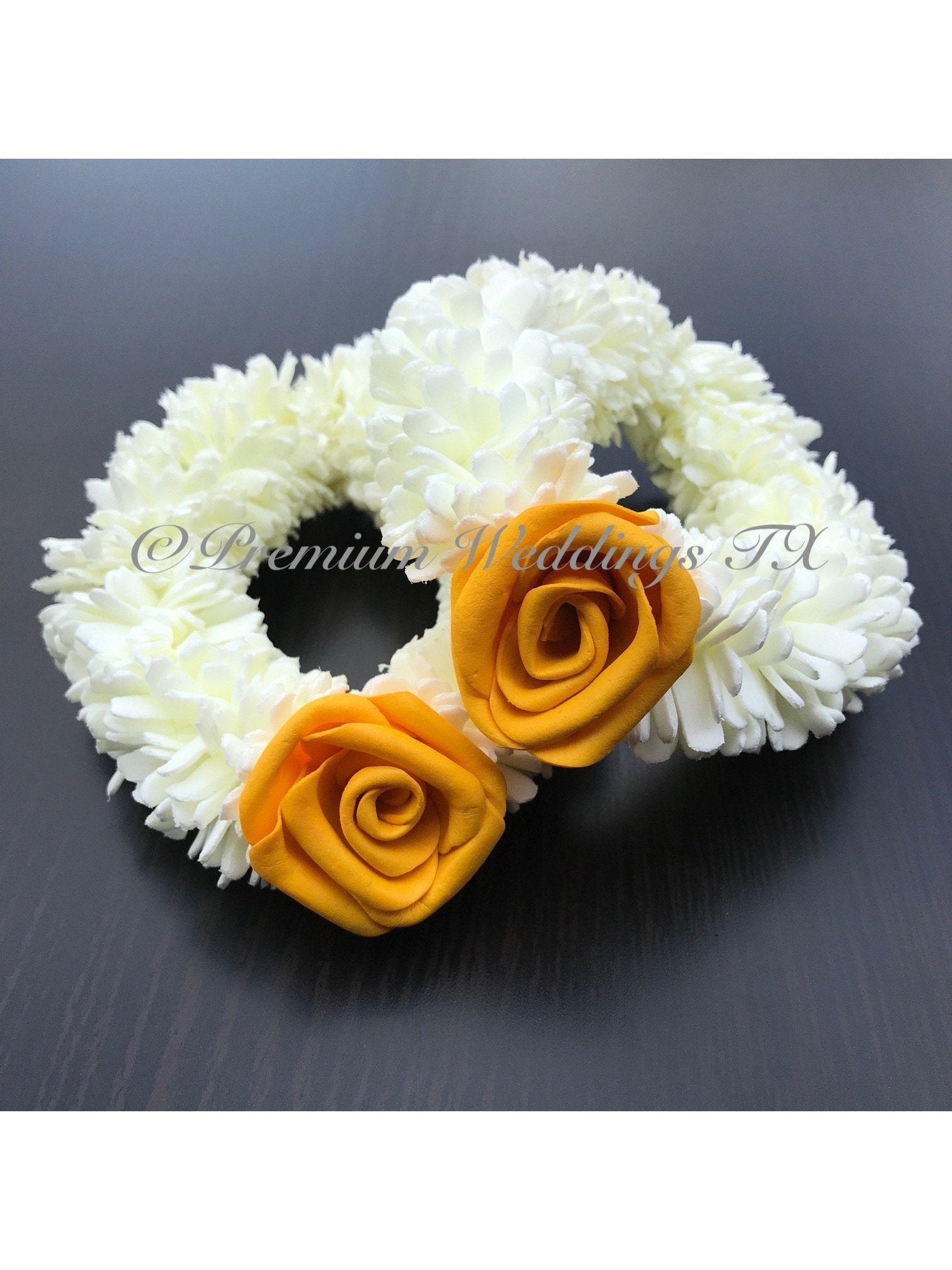 Yellow Rose Gajra Bangles - Premium Weddings TX