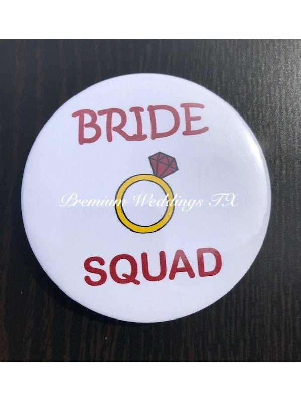 Bride Squad Badges - 1Ct