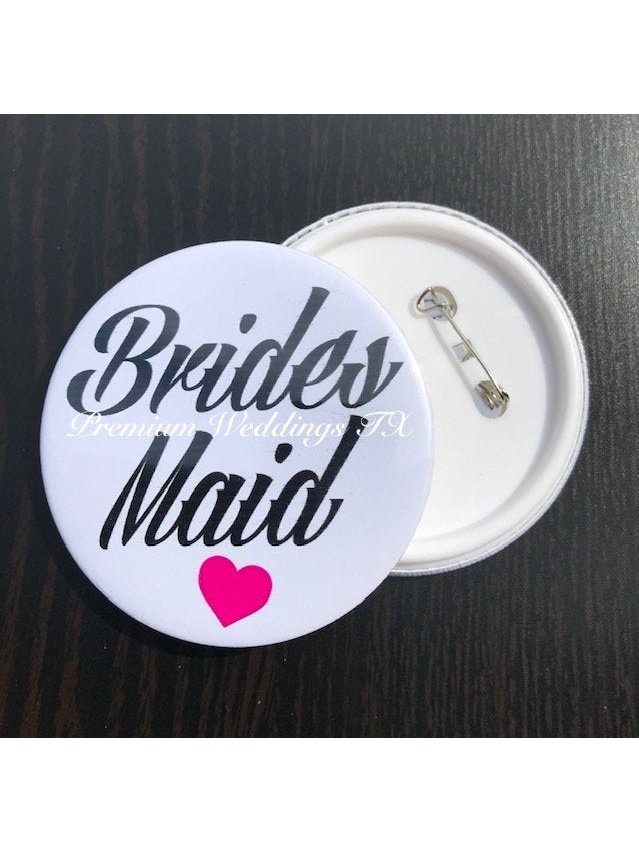 Bridesmaid Badges - 1Ct